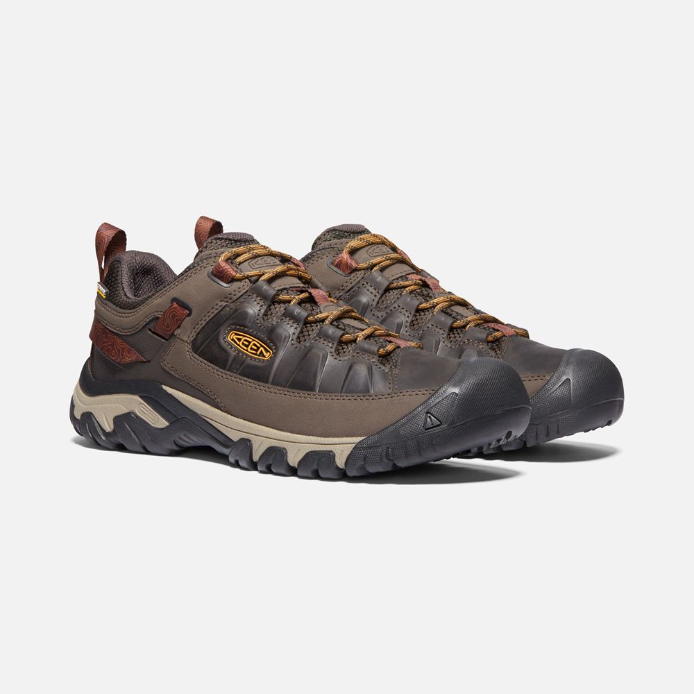 Keen Wandelschoenen Heren Bruin/Oranje - Targhee Iii Waterproof - 85041-JMDH